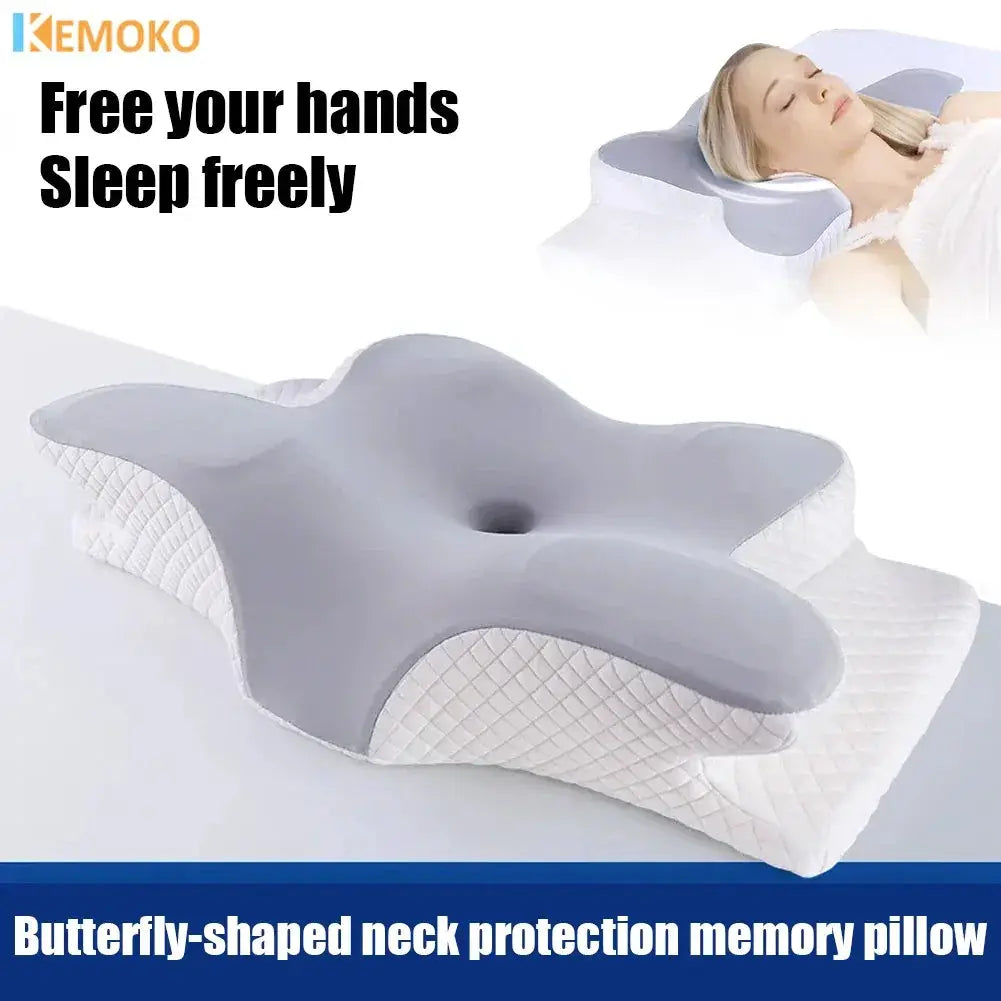 2 In 1 Memory Foam Cervical Pillow For Neck Pain Support