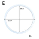 Premium Silicone Sealing Ring for Pressure Cookers 16-24cm