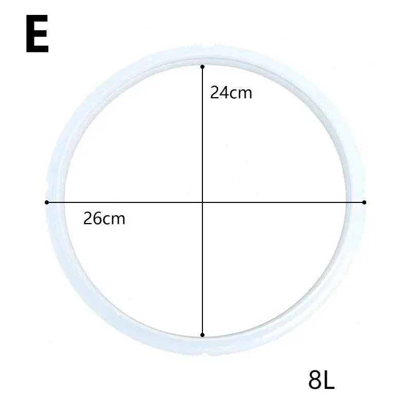 Premium Silicone Sealing Ring for Pressure Cookers 16-24cm