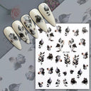 Succulent Blossom Nail Art Decals Blooming 3D Beauty Kit