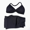Seamless Yoga Set Women Quick Dry Push Up With Pad