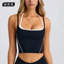 Sports Set Women Yoga Running Vest Shorts Bra High