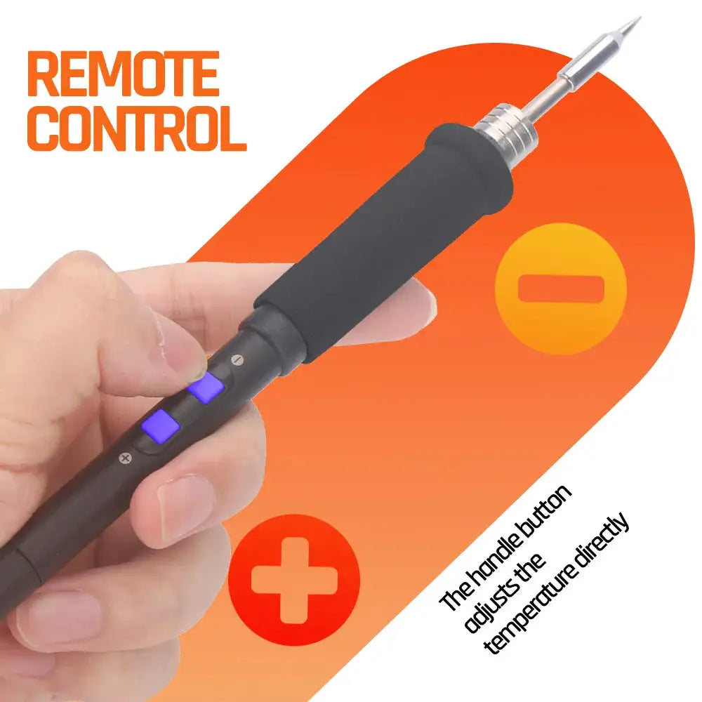 Silverflo 982-VI Cordless Soldering Station Precision Welding Station C235 Soldering Iron for DEWALT/Milwaukee/MAKITA/Battery