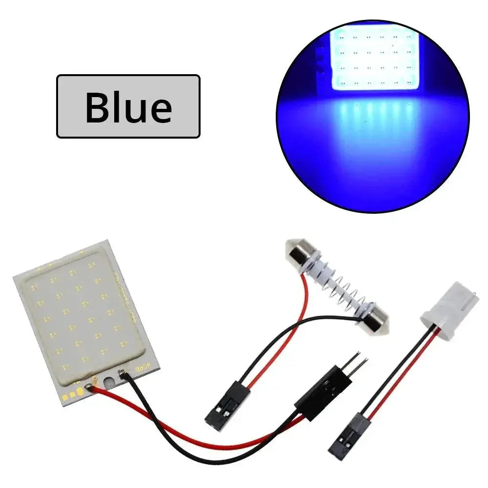 Car LED Interior Light Kit Multi Color COB Panel Lamp