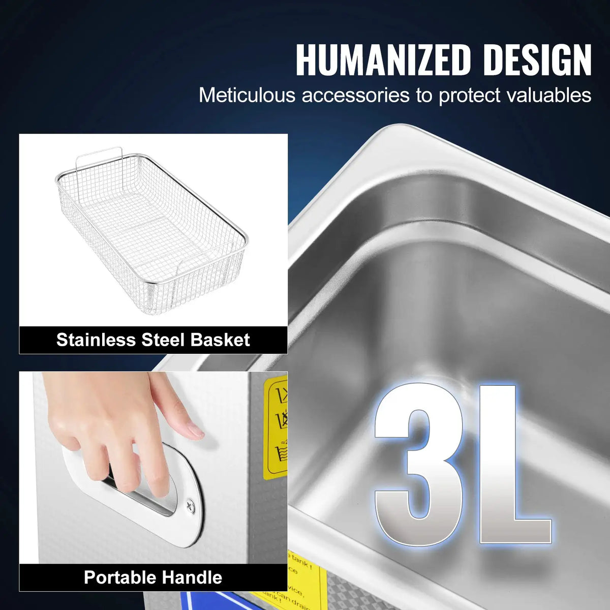 Portable Ultrasonic Cleaner Tank — product image 5