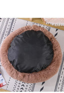 Winter Dog Plush Round Bed Mattress for Small Medium Pets