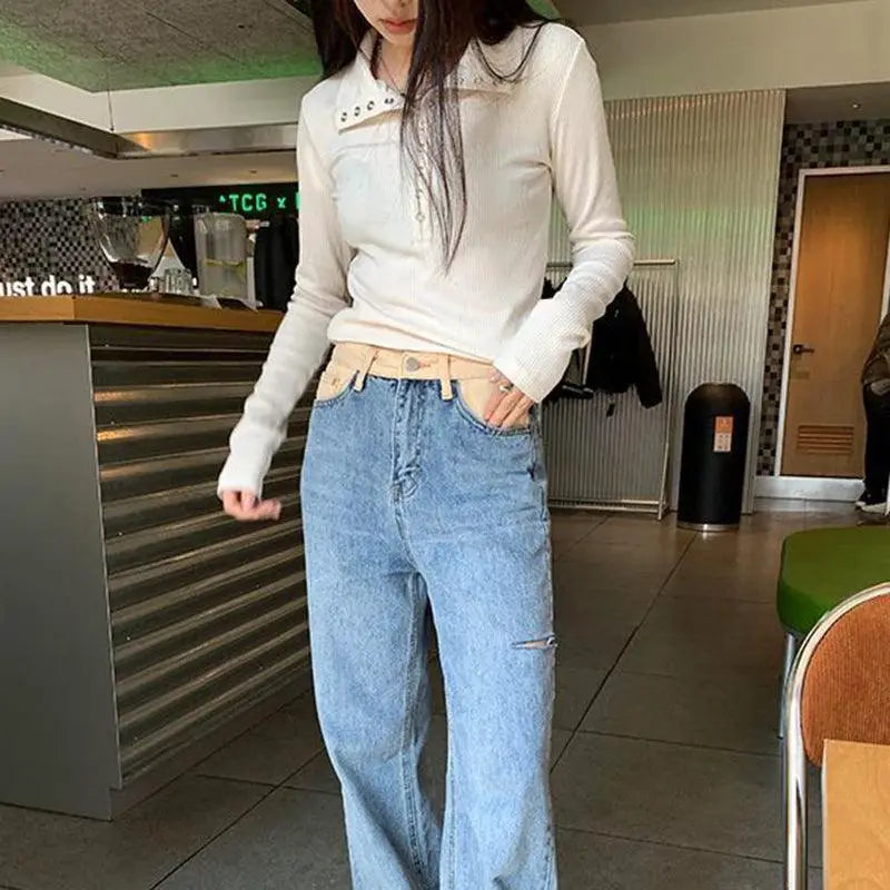 Biyaby Womens Chic Knit Sweater Slim Fit Pullover Style