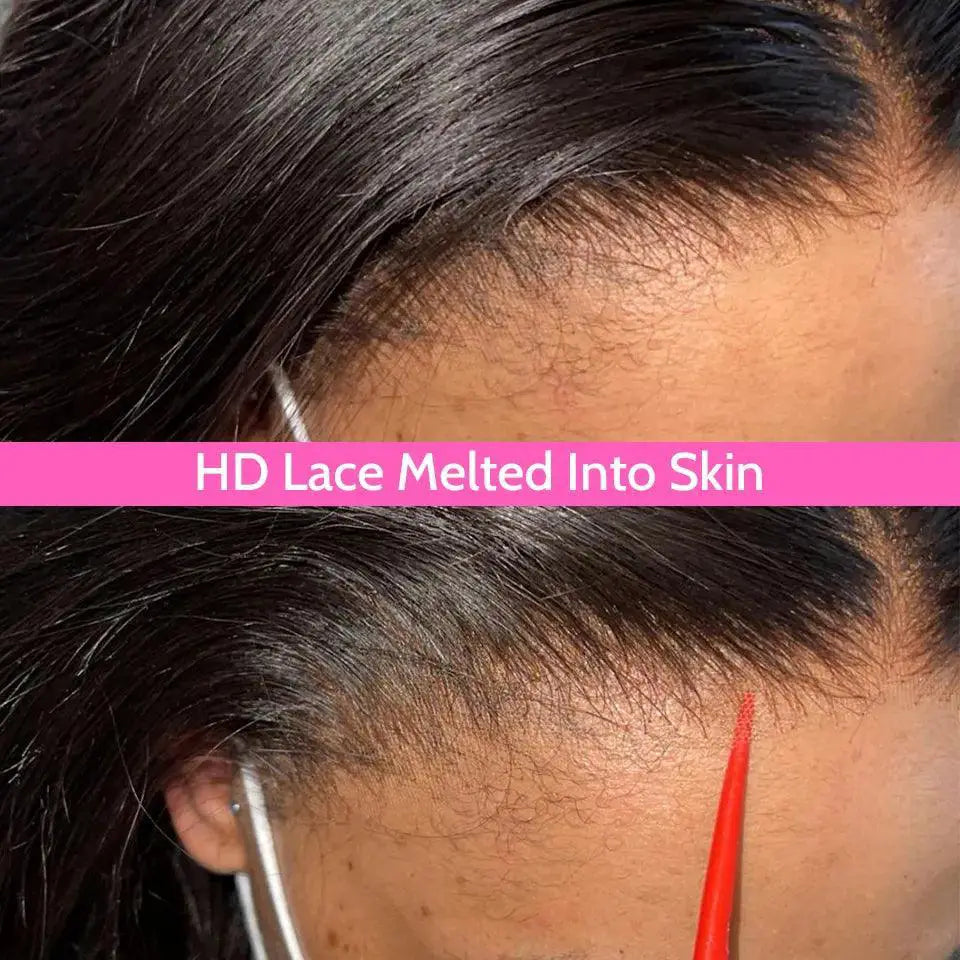 Glueless Straight Lace Front Wig Premium Virgin Hair Quality