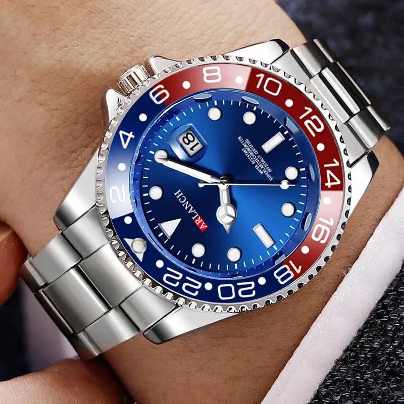 Arlanch Mens Quartz Sport Watch Water Resistant Timepiece