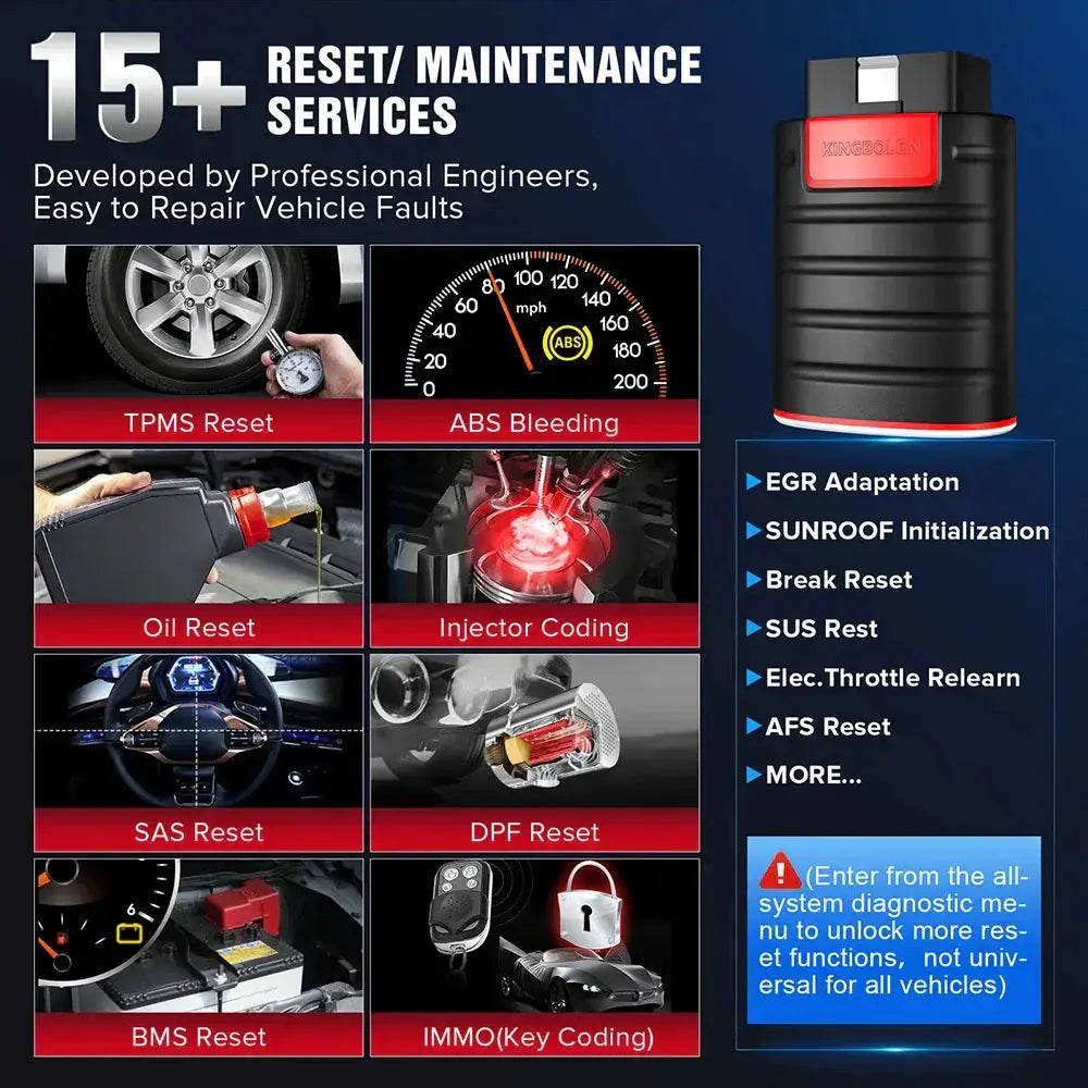 Kingbolen Ediag OBD2 Diagnostic Tool Full System Functions