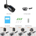 4MP Outdoor Security Camera for Home Weatherproof