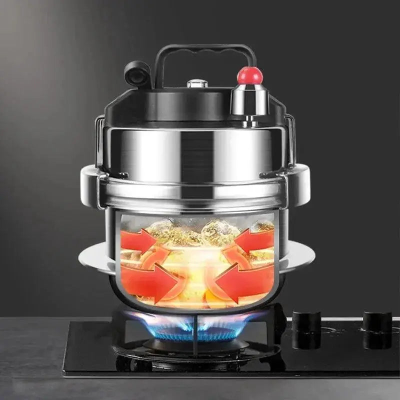 Portable Stainless Steel Pressure Cooker For Camping Cooking