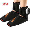 Foot Massager with Heat Vibration Airbag Kneading Wireless Rechargeable Ankle Wrap Support Brace Home Office Gift for Women Men