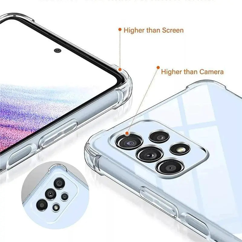 Luxury Clear Shockproof Case For Samsung Galaxy A And S
