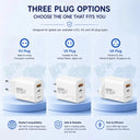GaN 65W USB C Charger - Dual Port Fast Charge