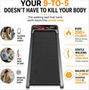 Under Desk Walking Pad 2.5 HP Space Saving Compact Treadmill