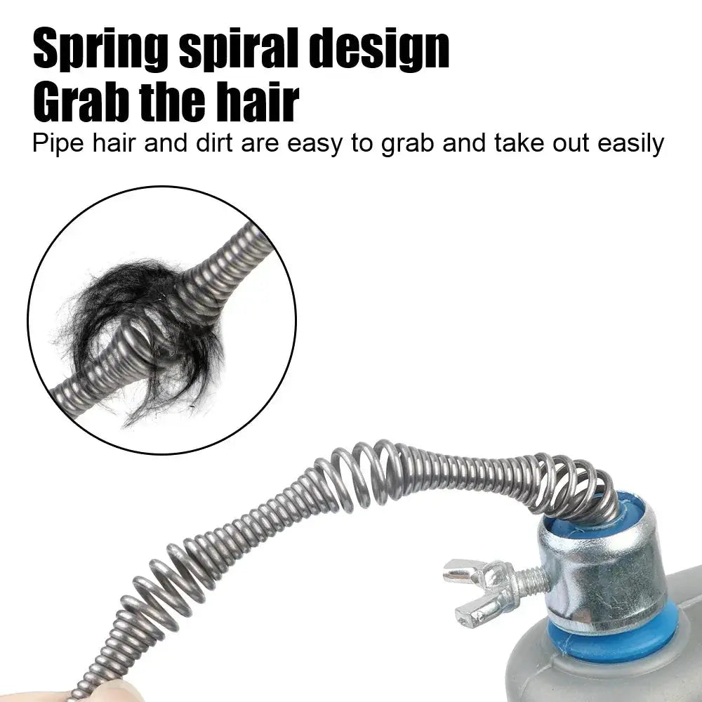 Toilet Sink Drain Unblocker Plunger Dredge For Pipes