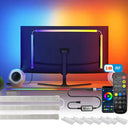 USB PC LED Strip Lights RGBIC With Music Sync Backlight For Gaming 24 To 34 Inch