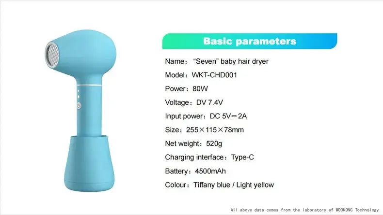 Gentle Kids Wireless Hair Dryer Safe — product view 10