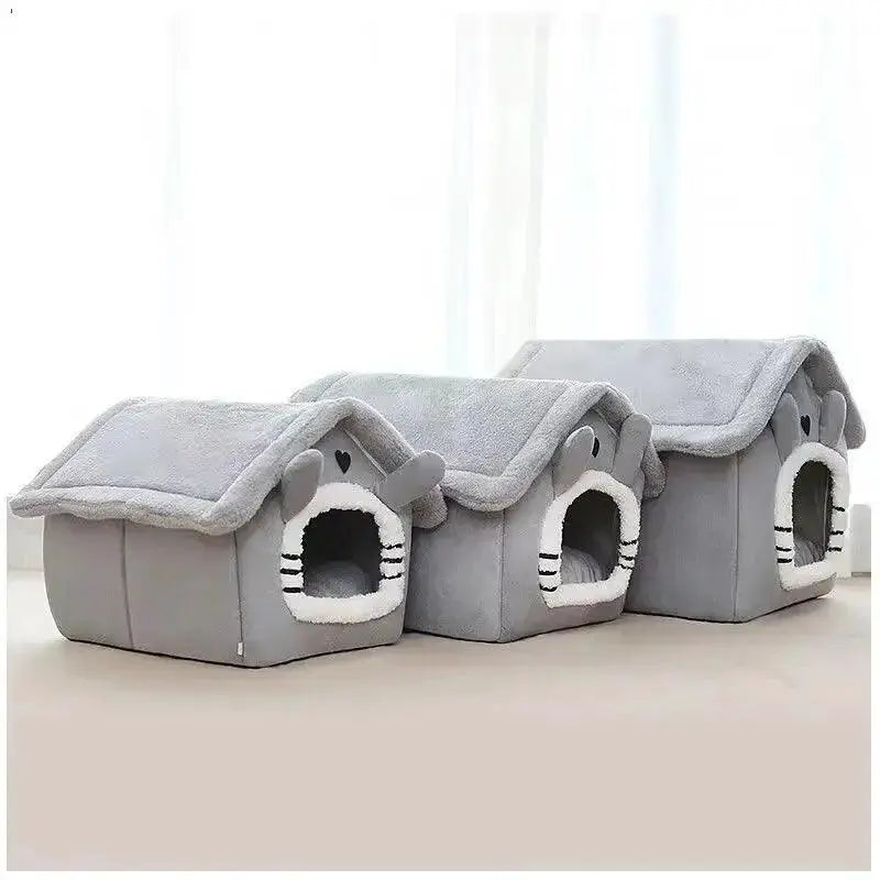 Warm Cozy Pet Bed Tent Kennel For All Sized Pets Indoors