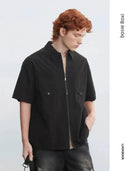 Breathable Short Sleeve Shirt for Office
