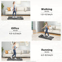 Foldable Under Desk Treadmill Walking Pad With Bluetooth Remote