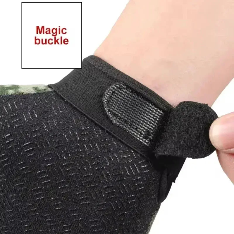 Riding Fingerless Gloves Non Slip Half Finger For Motorcycle