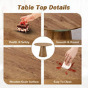 Wooden Round Dining Table