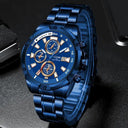 Stainless Steel Waterproof Wristwatch for Daily Wear Timepiece