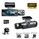 Front Rear Car Dashcam 1080P Unit