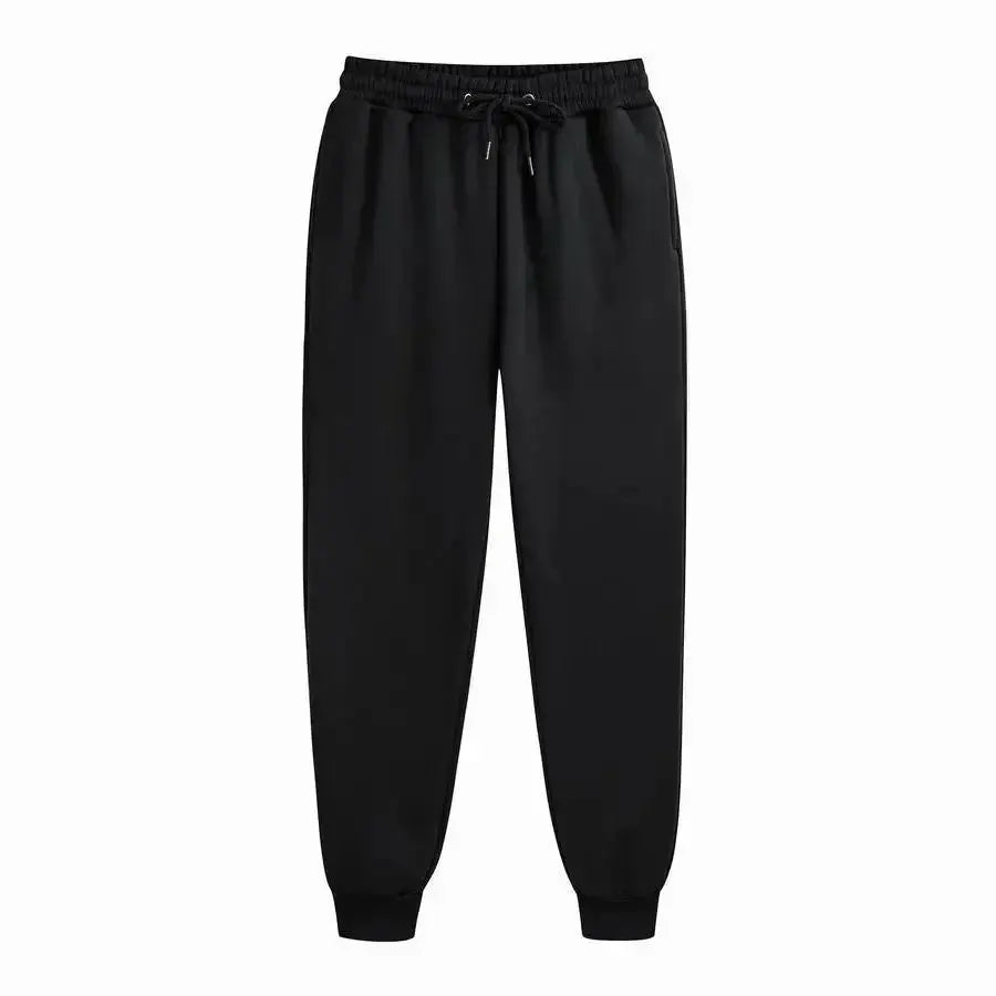 Men's Fleece Lined Casual Joggers for Autumn and Winter