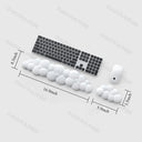 Ergonomic Memory Foam Wrist Rest Pad for Office Comfort