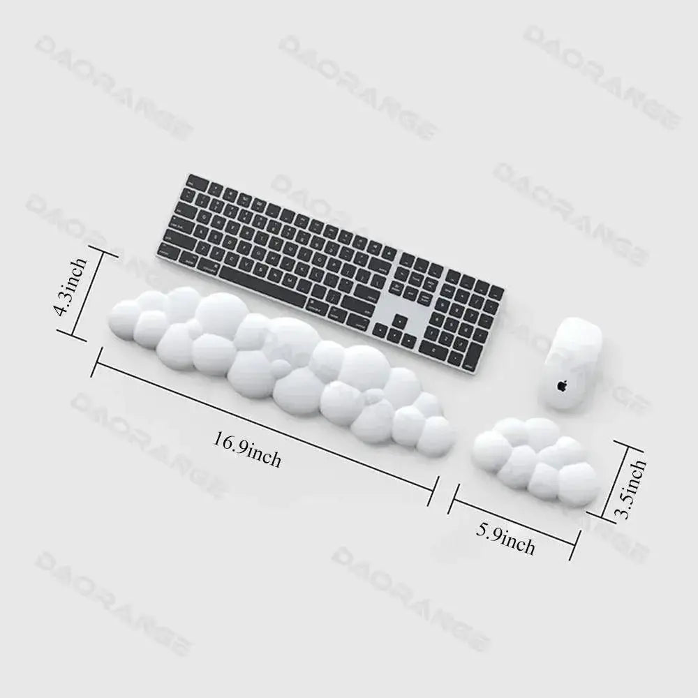 Ergonomic Memory Foam Wrist Rest Pad For Office Comfort