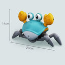 Crawling Escape Crab Interactive Electric Luminous Music Toy