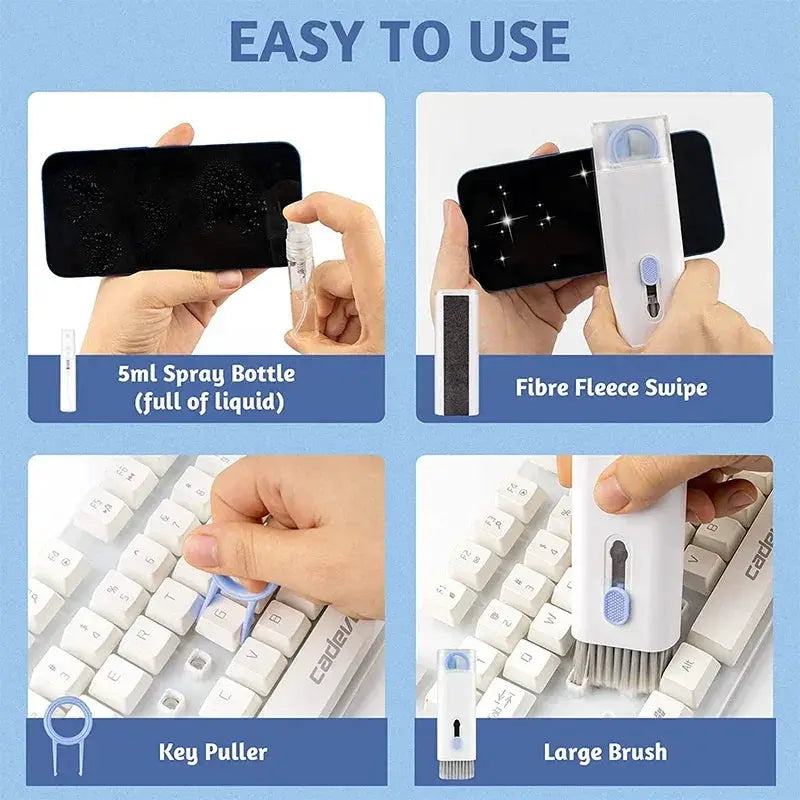 7-In-1 Keyboard Cleaning Kit For AirPods Headsets Laptops