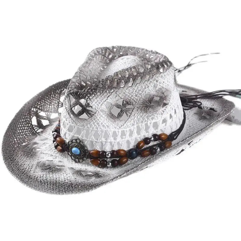 Spanish Vintage Cowboy Straw Hat Unisex Spring Summer 2024