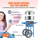 SucceBuy Electric Cotton Candy Machine with Cart Commercial Candy Floss