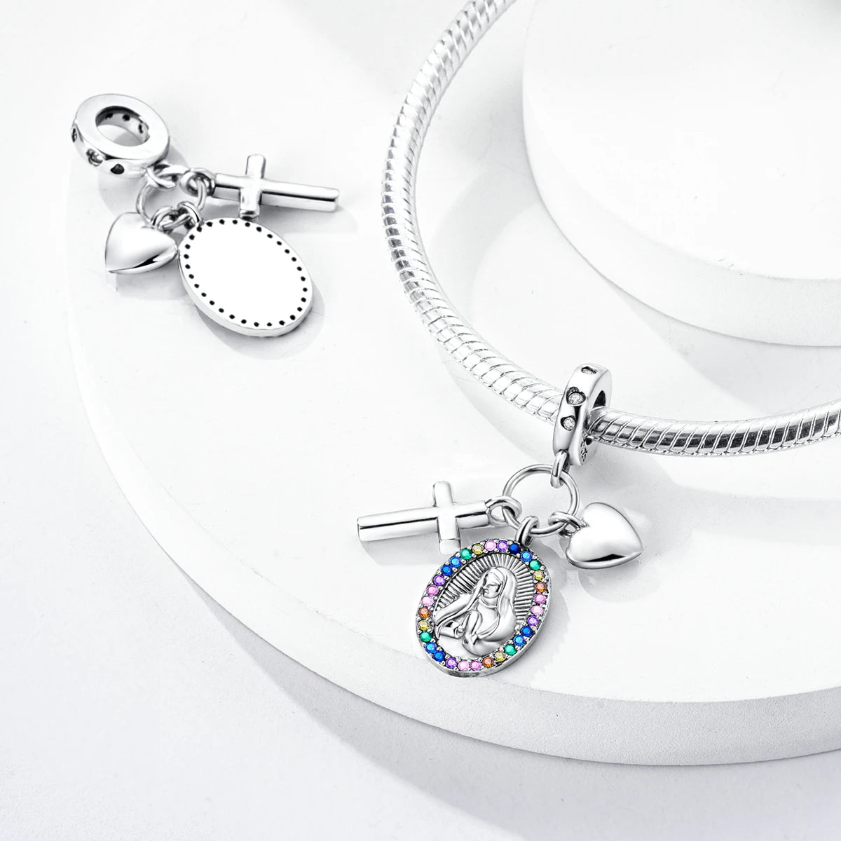 Mula Sterling Silver Charm Pendant
