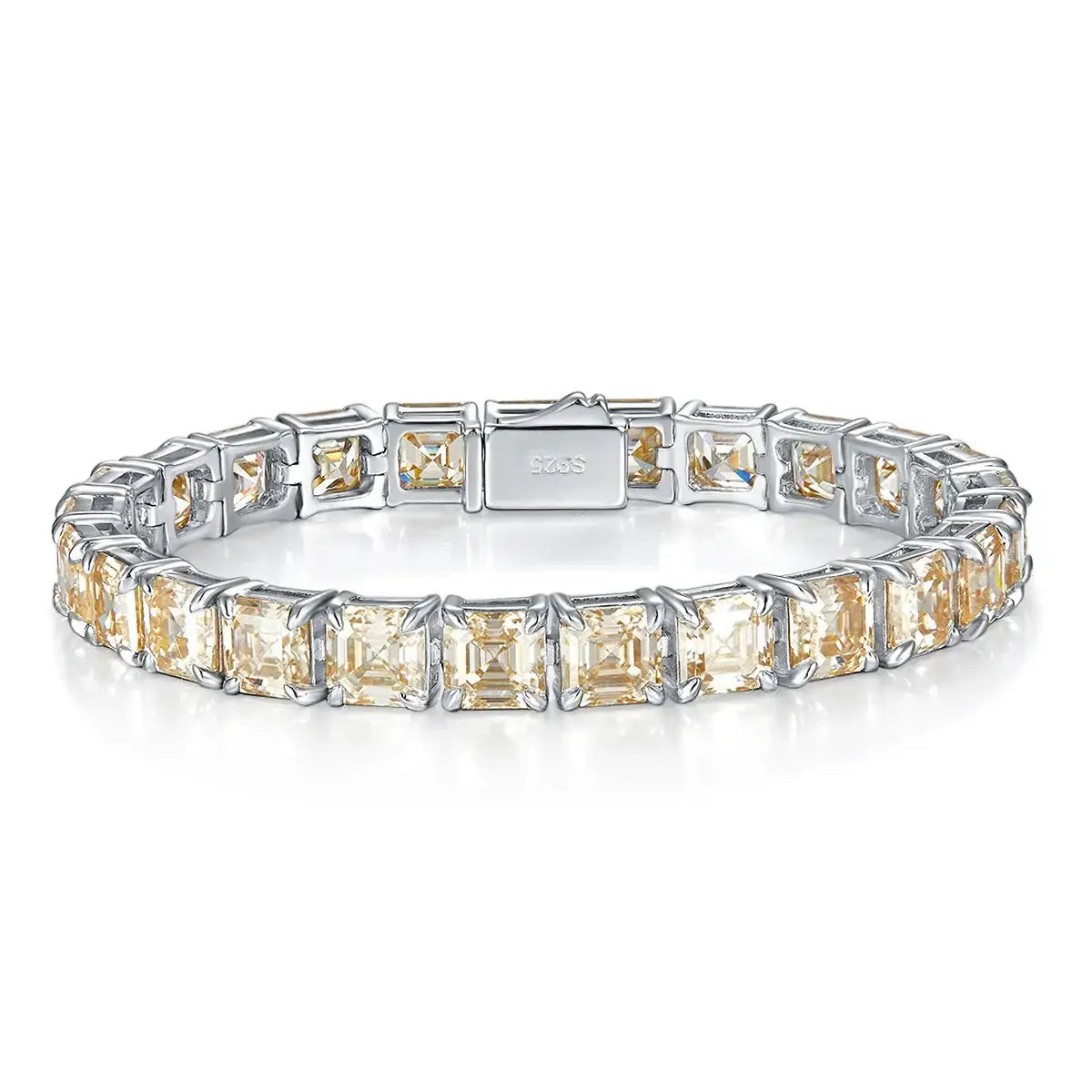 Hip Hop Moissanite Champagne Bracelet — product image 1