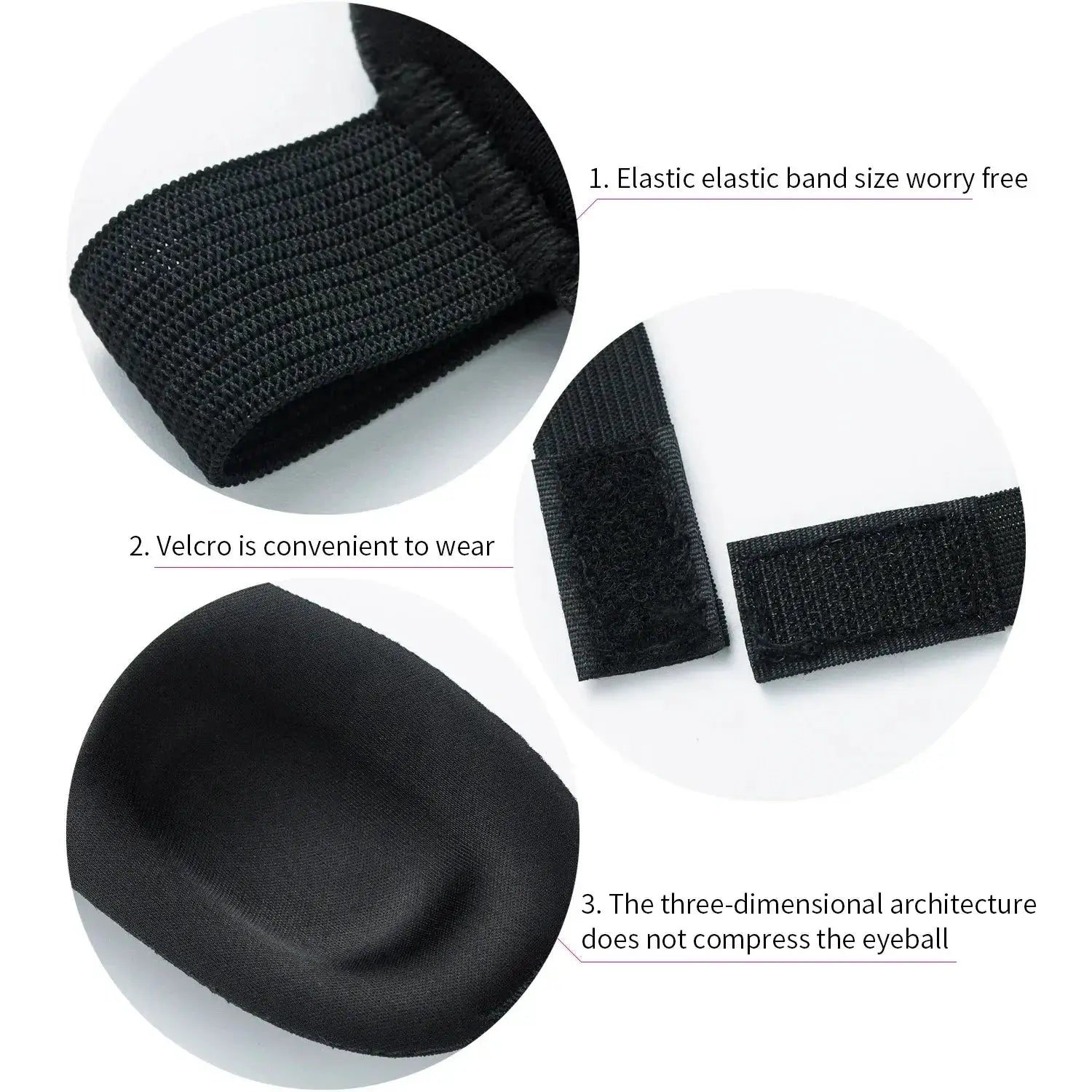 3D Sleeping Eye Mask Travel Rest Aid Eye Cover Padded