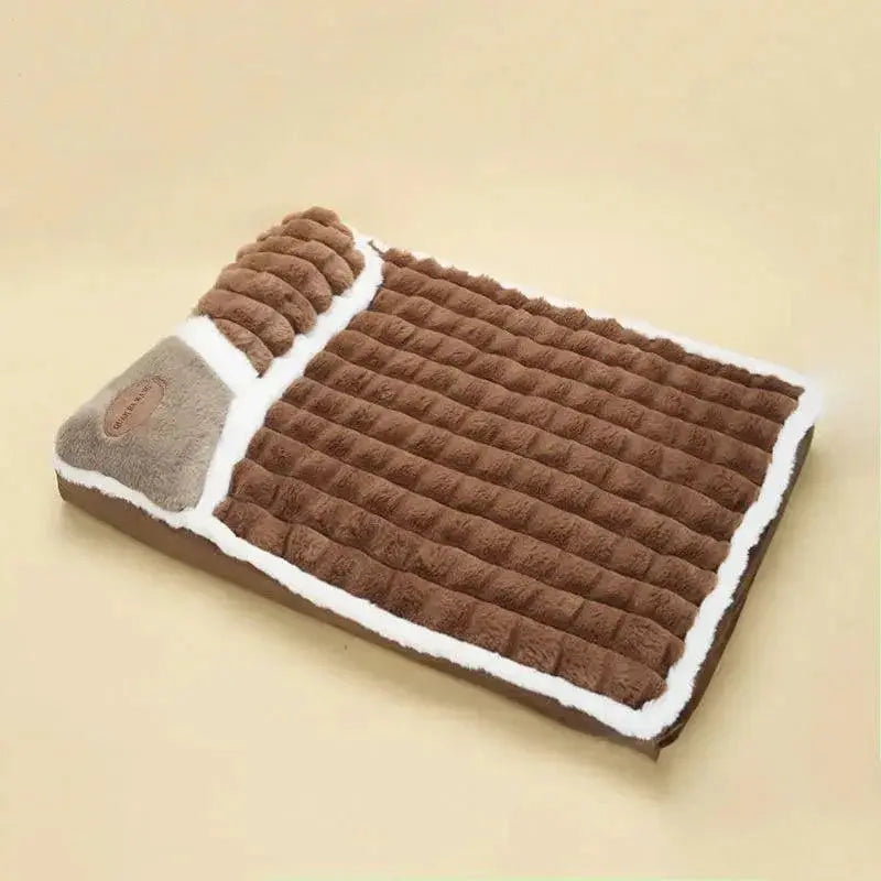 Cozy Winter Pet Cushion Fluffy Warm Nest for Cats and Dogs