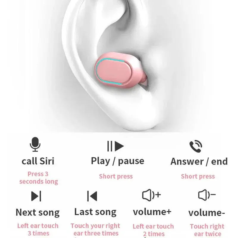 Bluetooth Waterproof Wireless Earbuds With Superior Sound