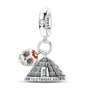Sterling Silver Charm Beads Bracelet