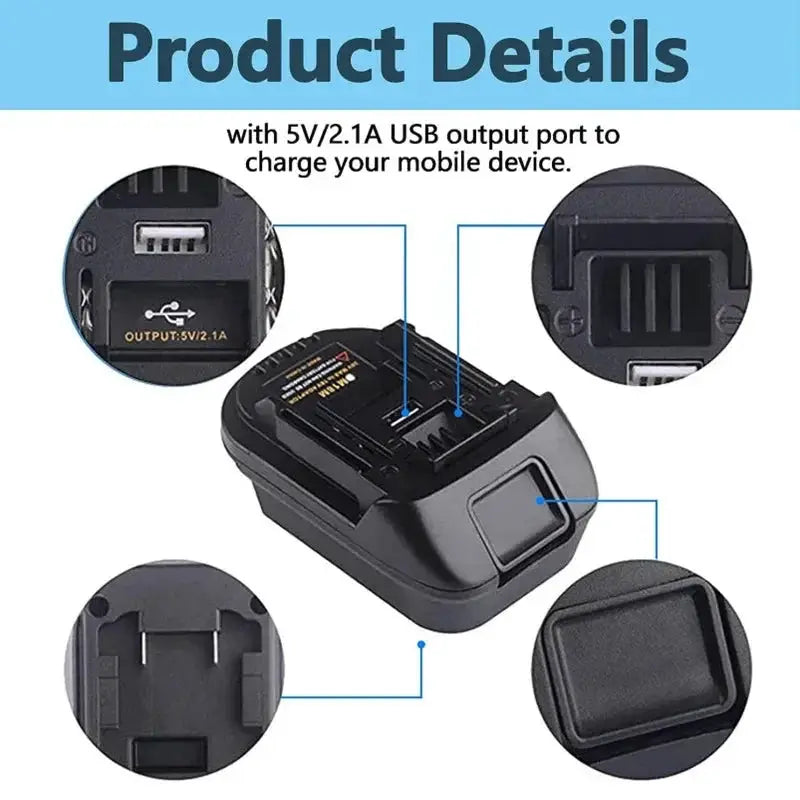 Dewalt To Makita Power Tool Adapter DM18M Converter