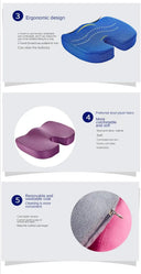 Ergonomic Memory Foam Gel Seat Cushion