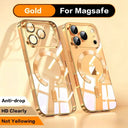Orange Magnetic Case For iPhone - Wireless Ready