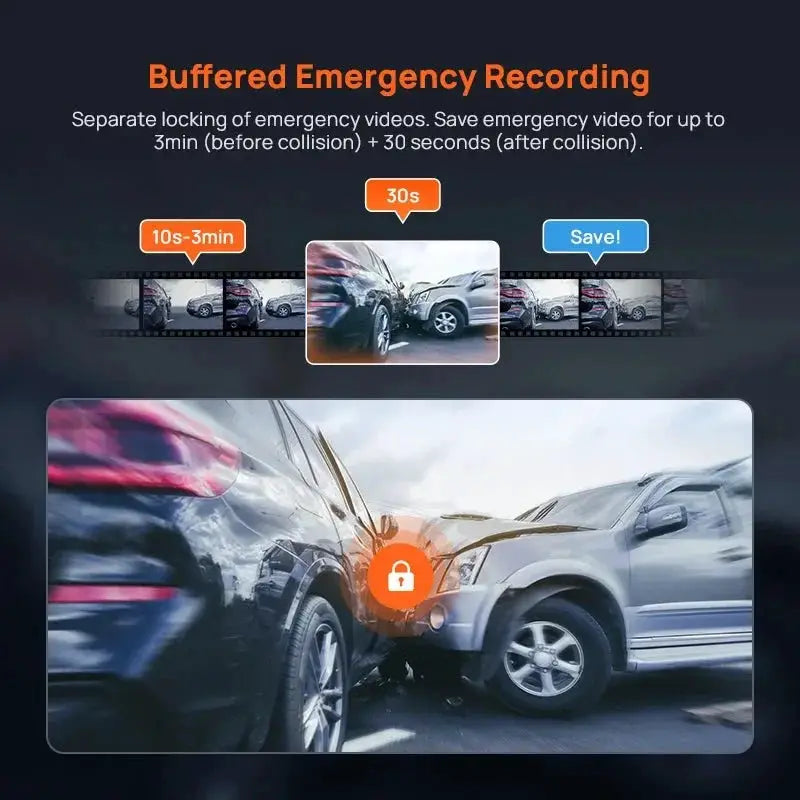 70mai 4K Dash Cam A800SE GPS ADAS Voice Control Ultra HD WiFi 6 - stepyours.com
