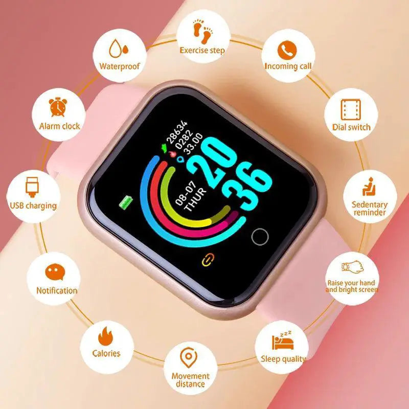 Children's Fitness Tracking Smartwatch With Sports Modes