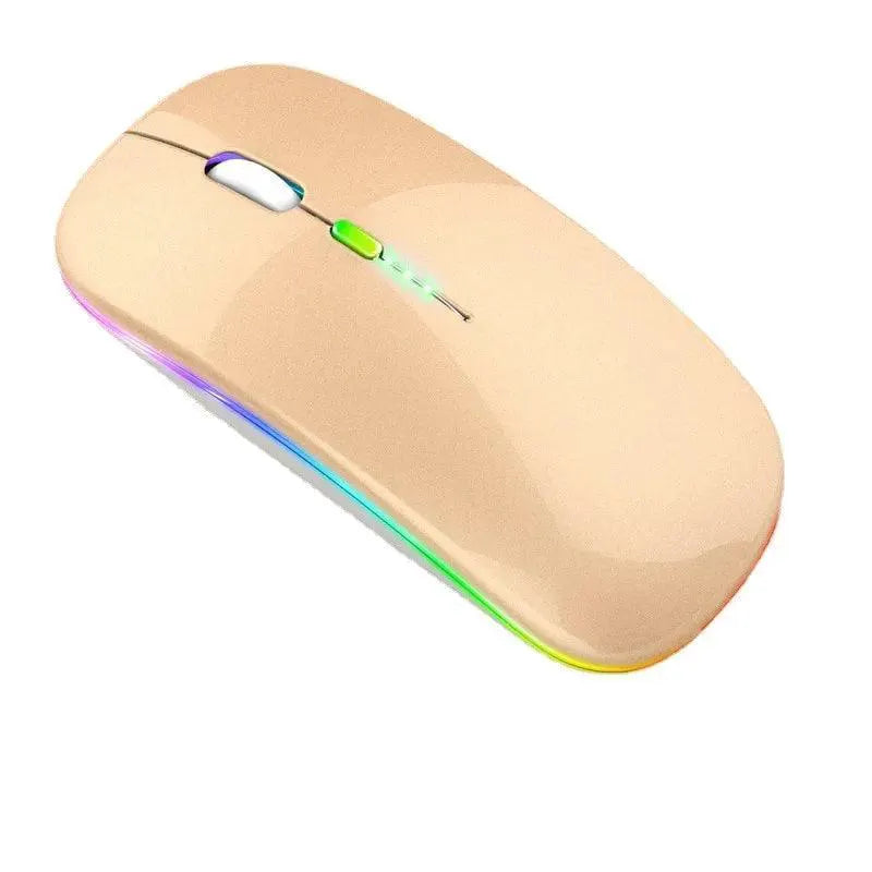 Bluetooth RGB Rechargeable Wireless Mouse for Gaming Laptop