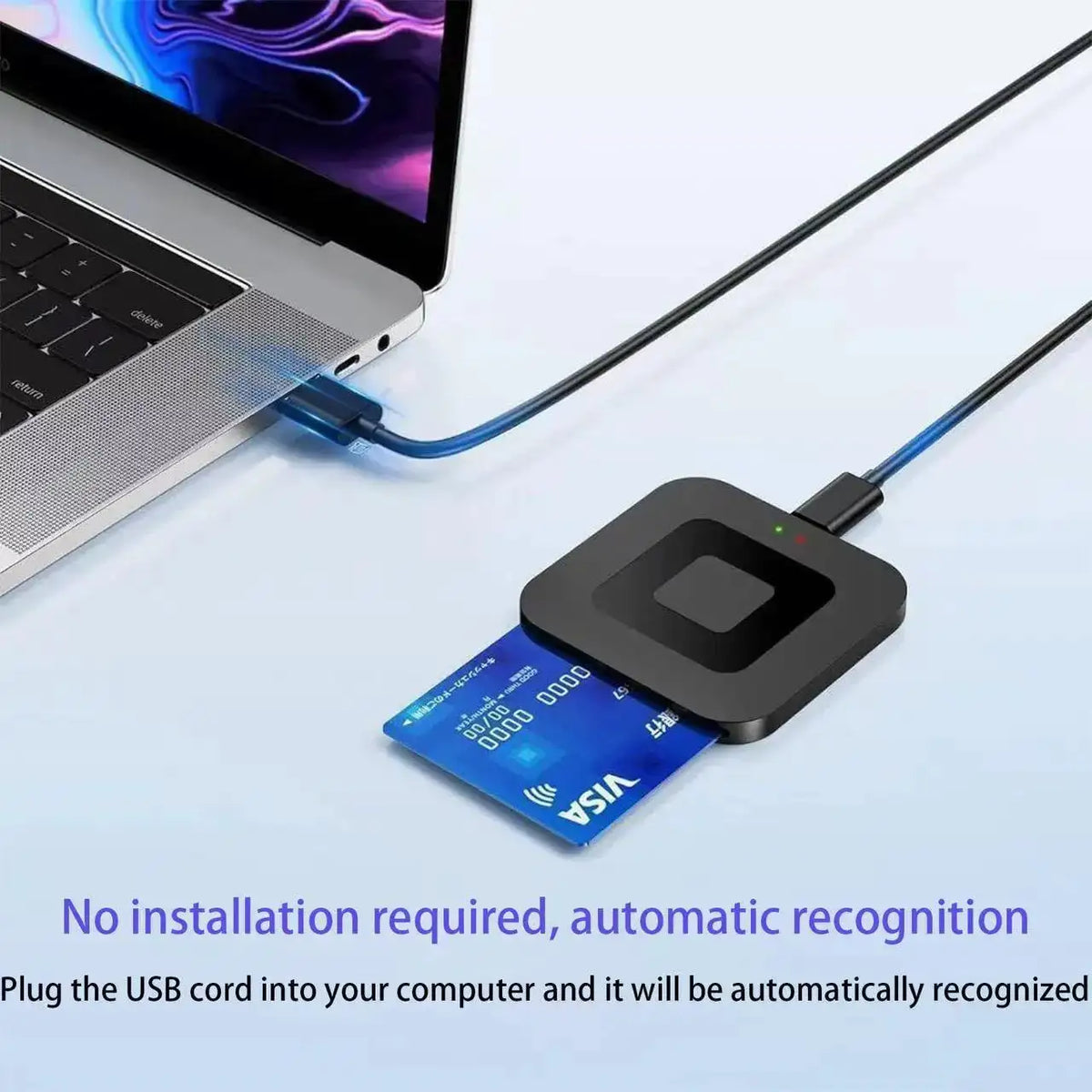 UTHAI X05 Square Smart Card Reader USB 2.0 ATMC AC DNI IC Bank Card Tax Reporting - E-commerce SEO Optimized Title